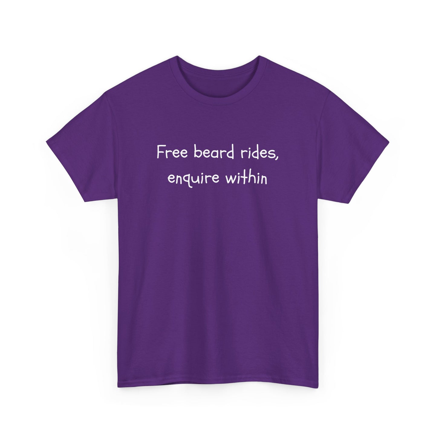 Beard Rides Cotton Tee