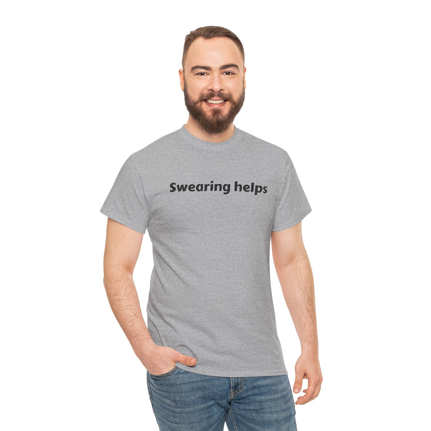 Swearing Helps Cotton Tee