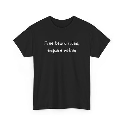 Beard Rides Cotton Tee