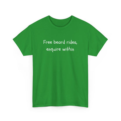 Beard Rides Cotton Tee