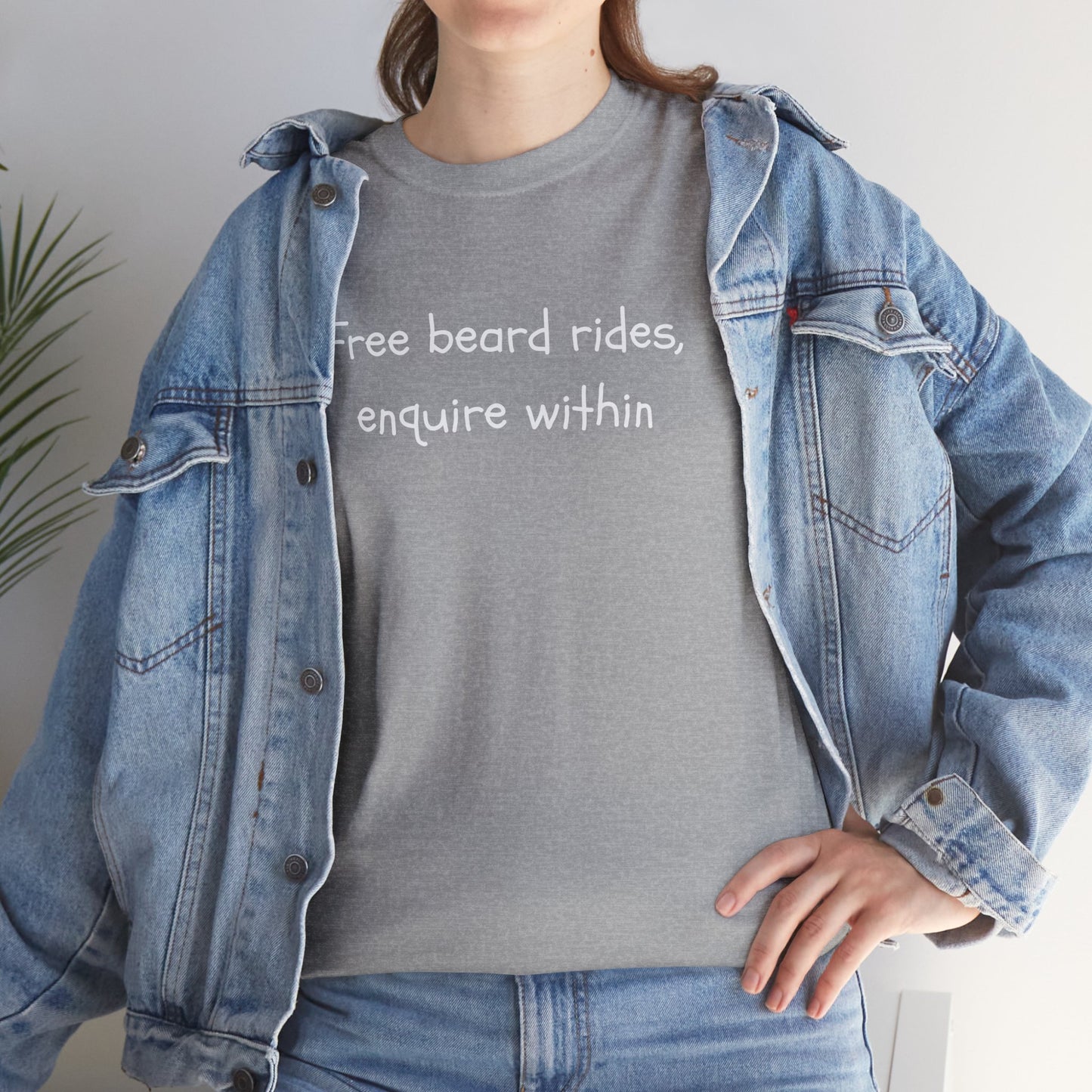 Beard Rides Cotton Tee
