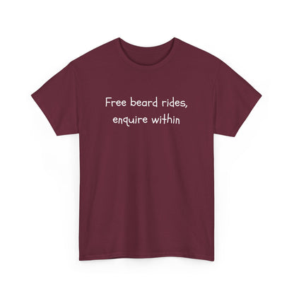 Beard Rides Cotton Tee