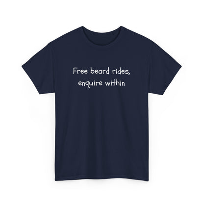 Beard Rides Cotton Tee
