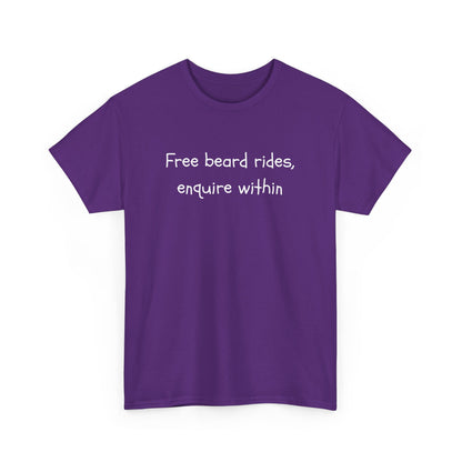 Beard Rides Cotton Tee