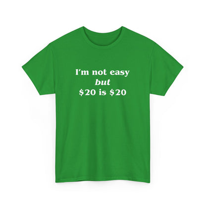 $20 is $20 Cotton Tee