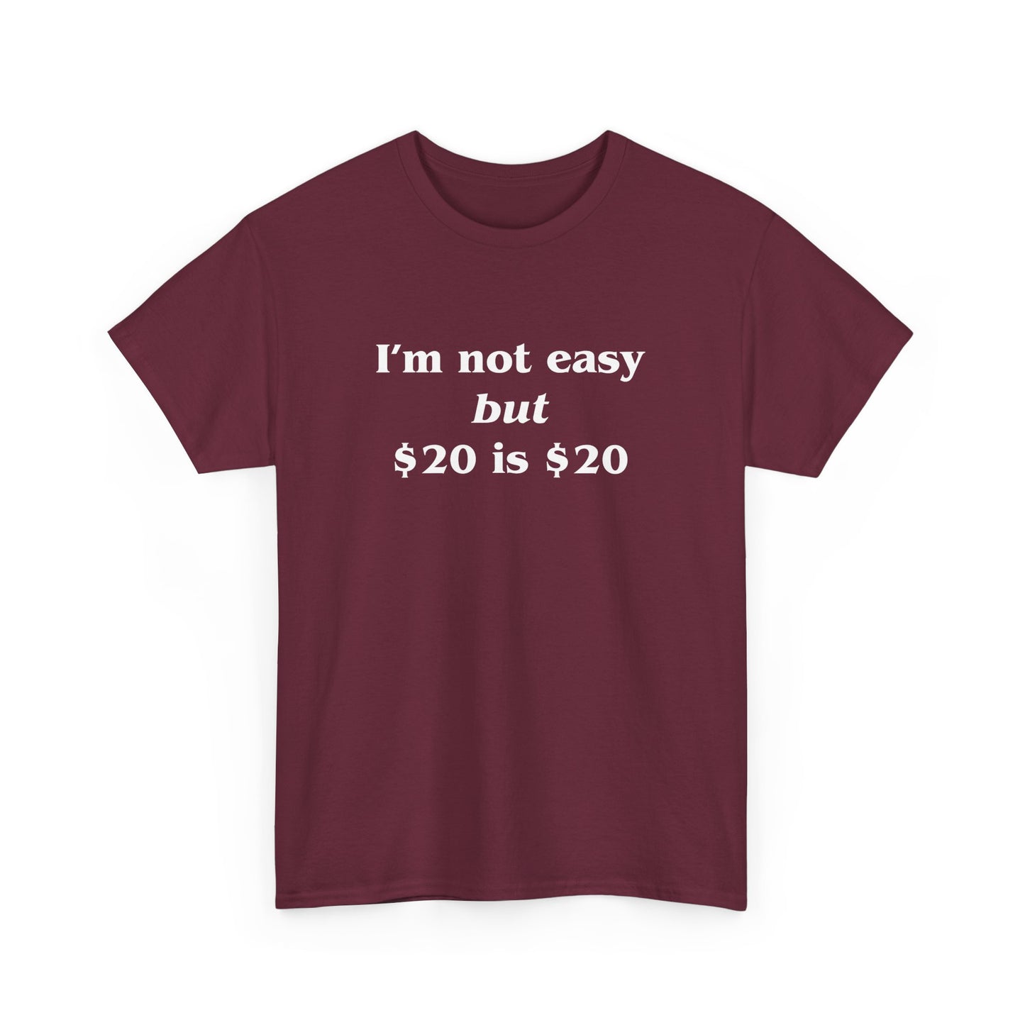 $20 is $20 Cotton Tee