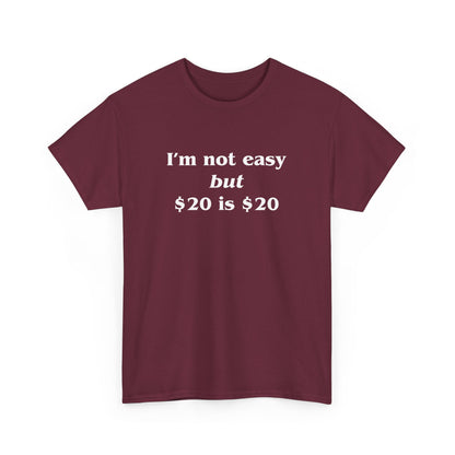 $20 is $20 Cotton Tee