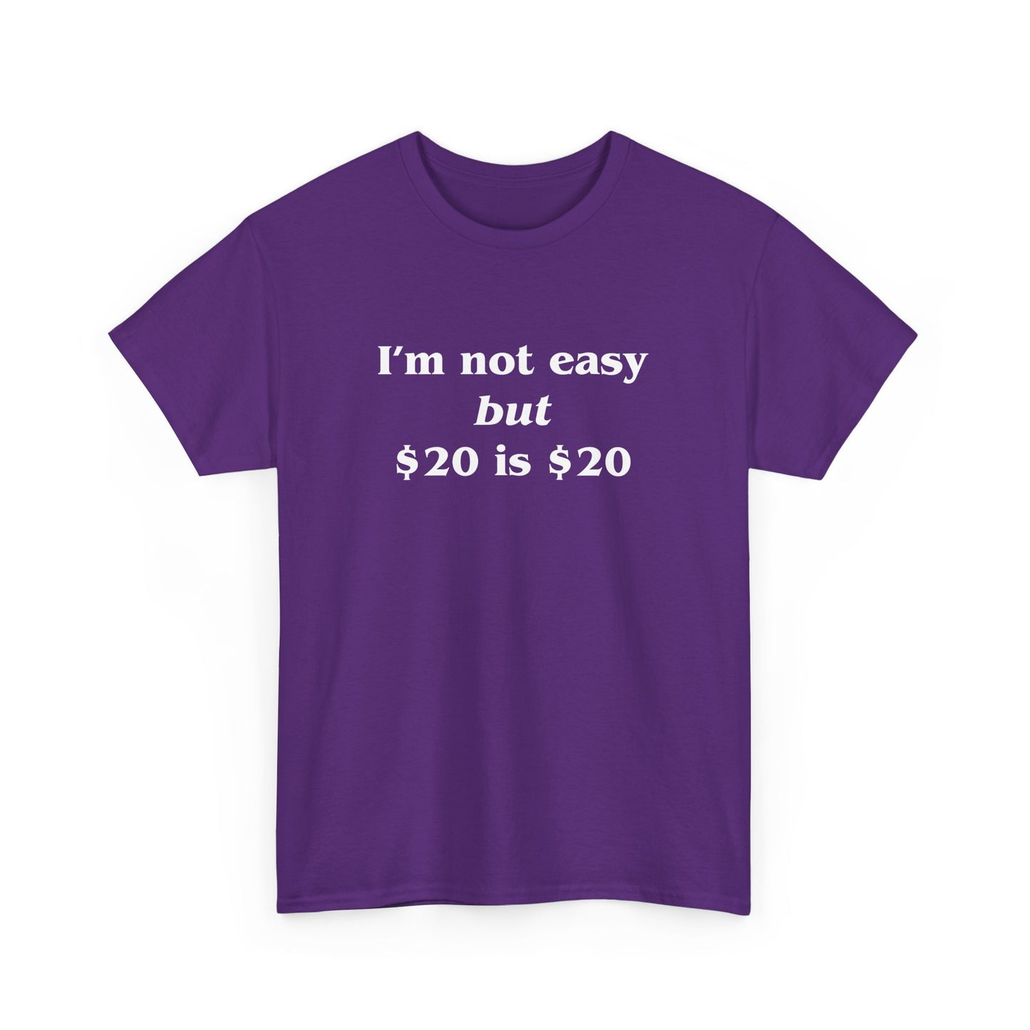 $20 is $20 Cotton Tee